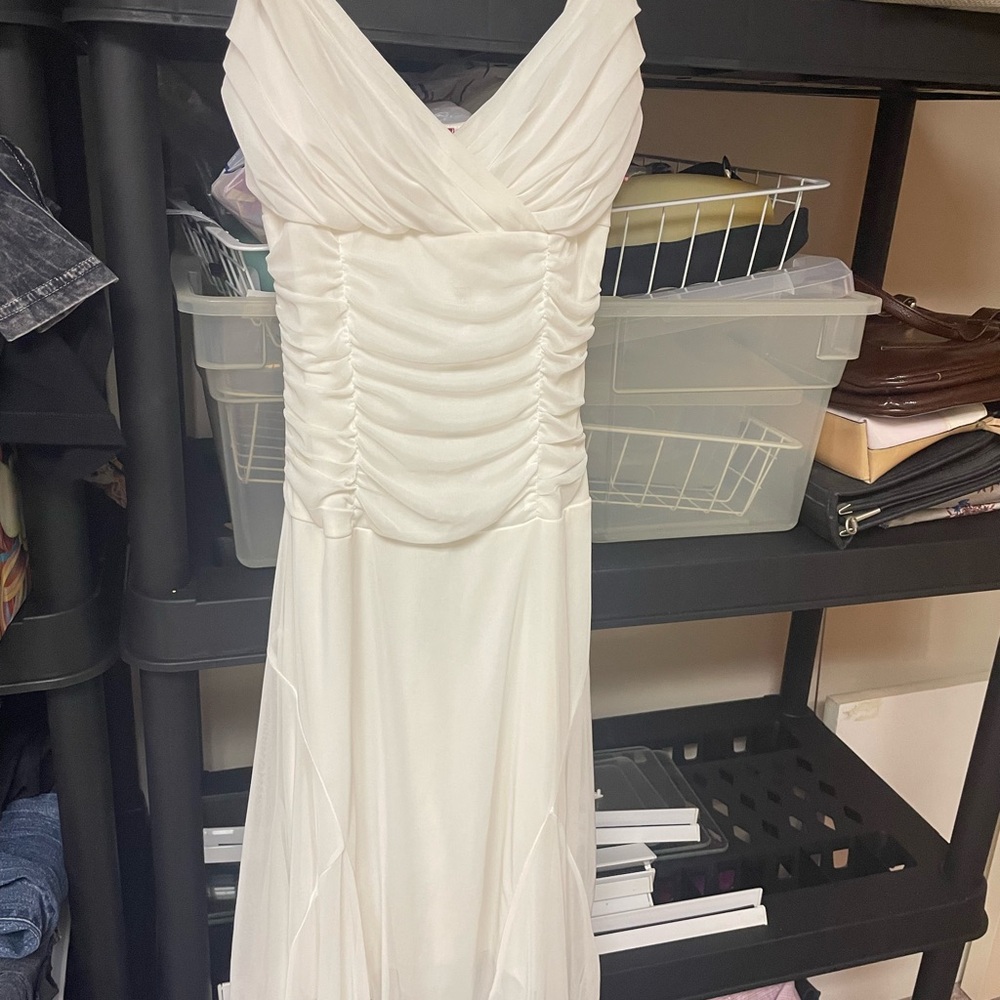 Fox Classic Ivory Ruched Bridal Dress